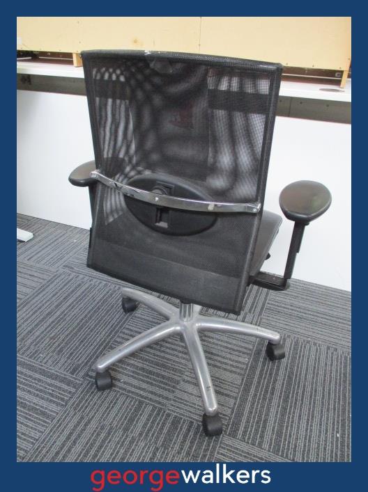 PR6412 Black Dauphin Centro Office Chair - George Walkers Office Furniture Megastore