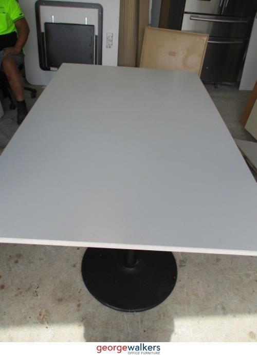 SM19 - White Meeting Table - George Walkers Office Furniture Megastore
