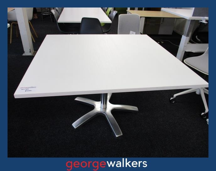 PR5750 - White Meeting Table - George Walkers Office Furniture Megastore