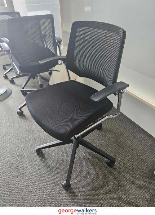 PR5089 - Black Meeting Chair - George Walkers Office Furniture Megastore