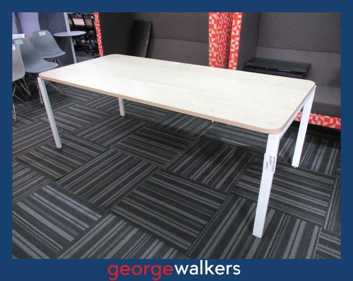PR6250 Maple Melteca Boardroom Meeting Table - George Walkers Office Furniture Megastore