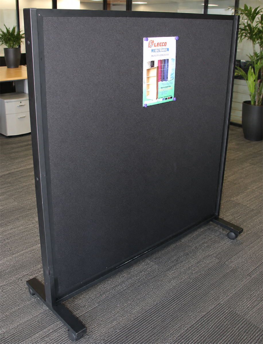 Partition - Display board - 1200 x 1200mm - Black - N80565