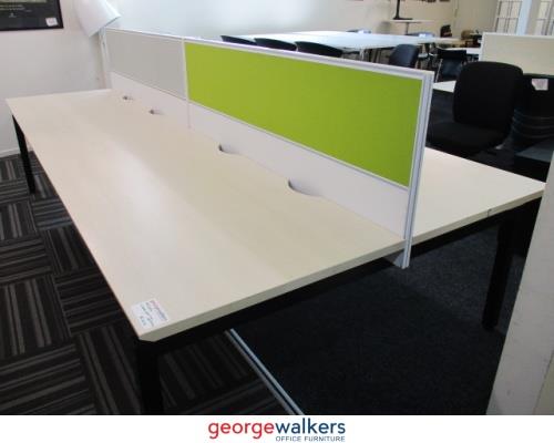 PR5642 - Ash Woodgrain Pod Station - George Walkers Office Furniture Megastore