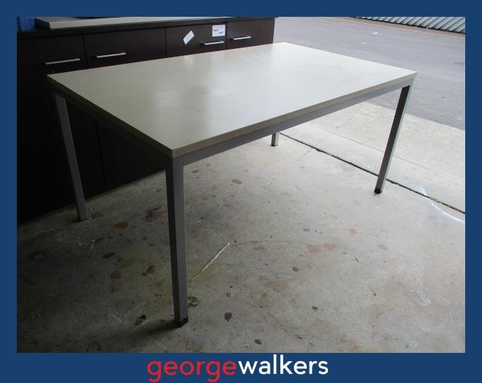 PR6377 Silver Strata Melteca Meeting Table - George Walkers Office Furniture Megastore