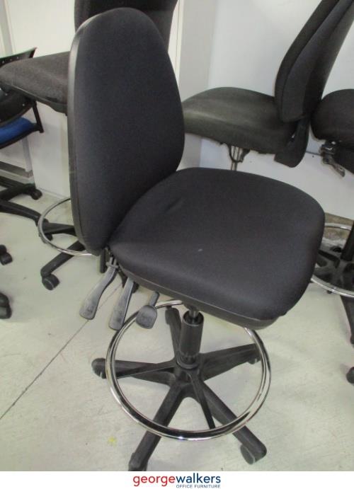 PR4046 - Grey Draughting Chair - George Walkers Office Furniture Megastore