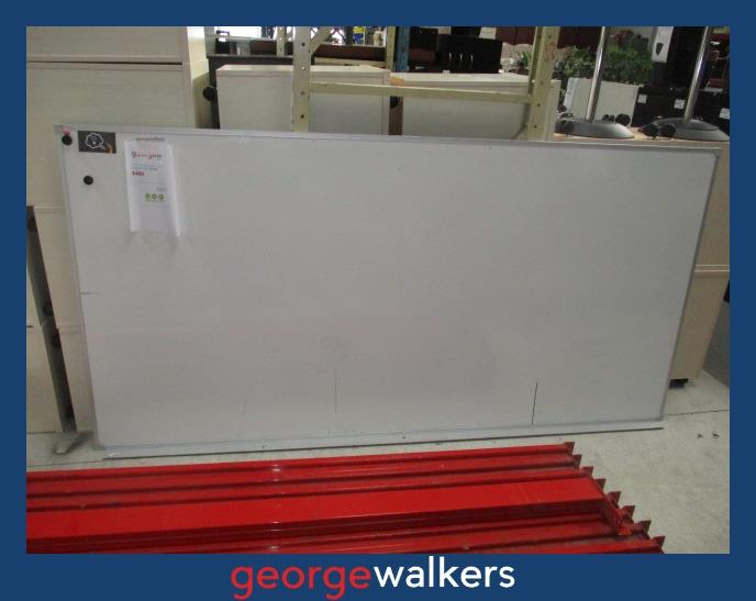 PR6745 Penrite 2.4M Wall Mount Whiteboard - George Walkers Office Furniture Megastore