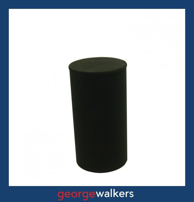 D6012 Black 800mm Display Plinth - George Walkers Office Furniture Megastore