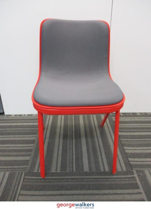 PR5712 - Red/Grey Dragonfly Reception Chair - George Walkers Office Furniture Megastore