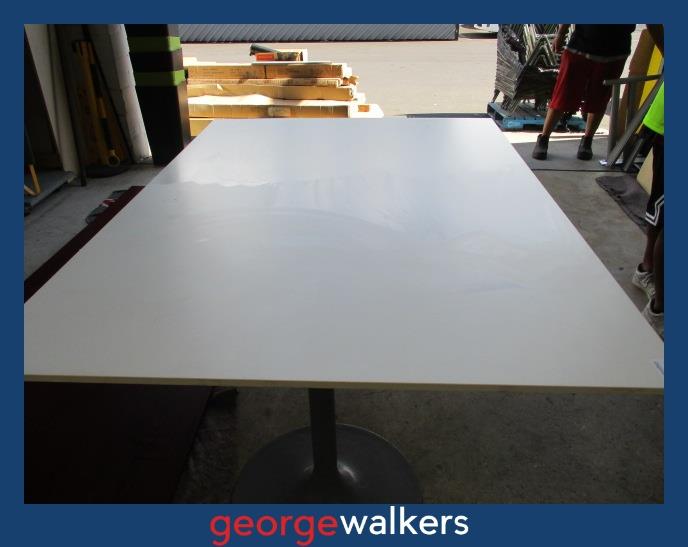 SM2 - White Boardroom Table - George Walkers Office Furniture Megastore