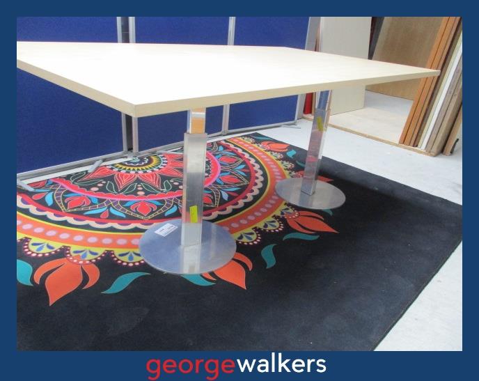 PR6252 Maple Melteca Boardroom Meeting Table - George Walkers Office Furniture Megastore