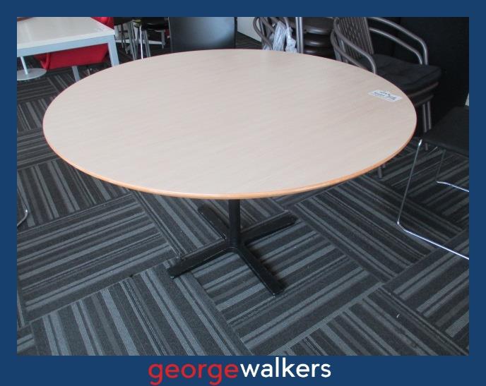 PR6670 Maple Round Table 1.2M - George Walkers Office Furniture Megastore
