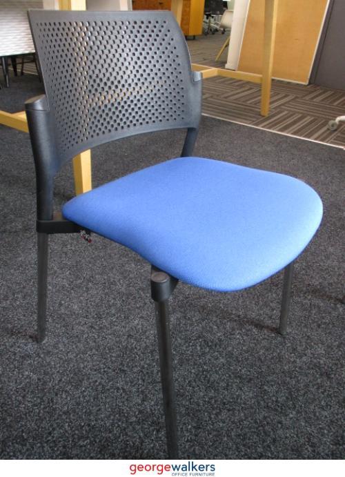 PR5128 - Blue Reception Chair - George Walkers Office Furniture Megastore
