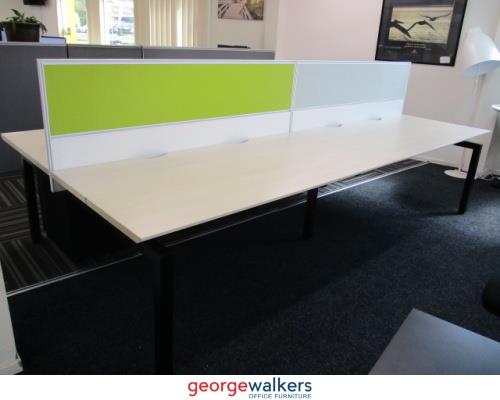 PR5642 - Ash Woodgrain Pod Station - George Walkers Office Furniture Megastore