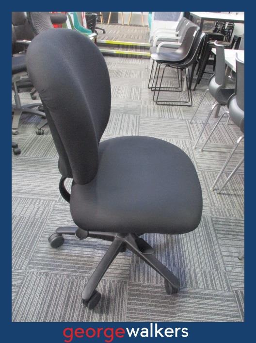 PR6700 Black Haworth Improv H.E. XL Heavy Duty Office Chair - George Walkers Office Furniture Megastore