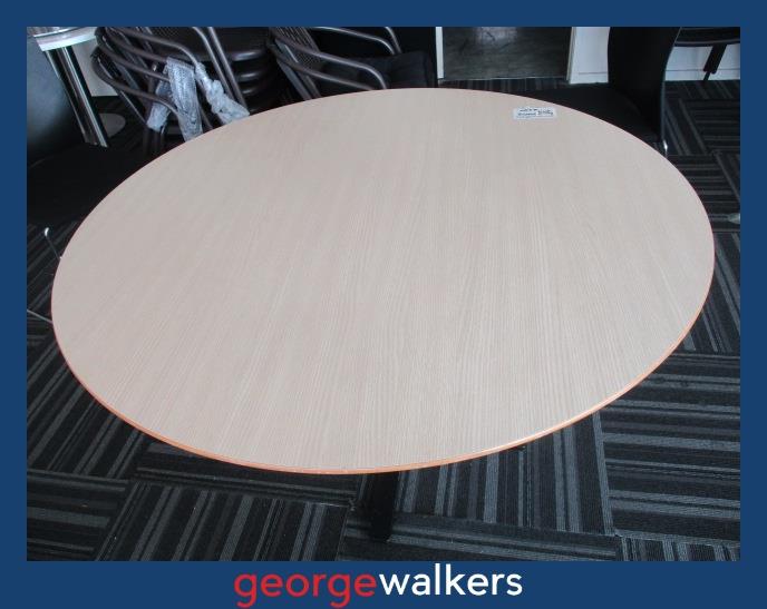 PR6670 Maple Round Table 1.2M - George Walkers Office Furniture Megastore