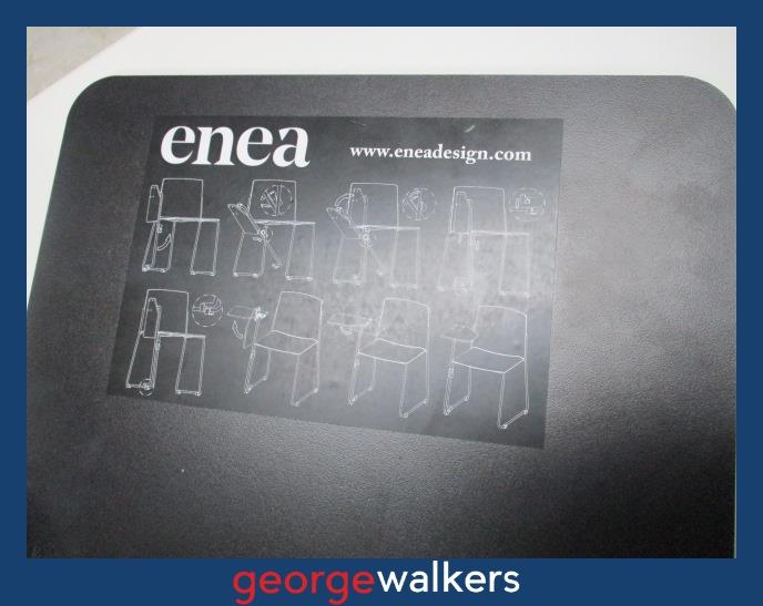 PR6751 Black ENEA Folding Tablet Arm - George Walkers Office Furniture Megastore