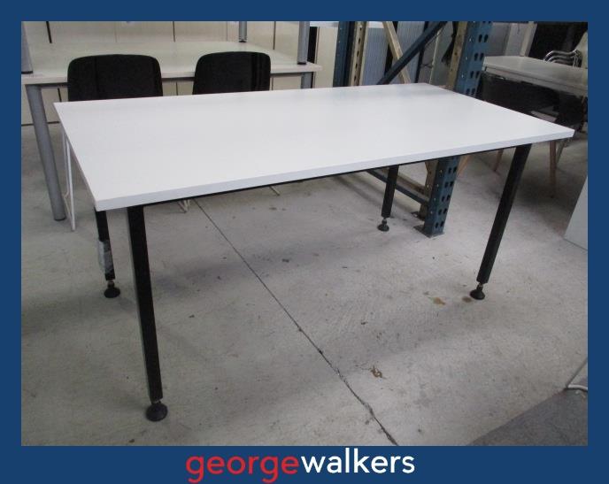 PR6767 White Melteca Meeting Table 1.6M