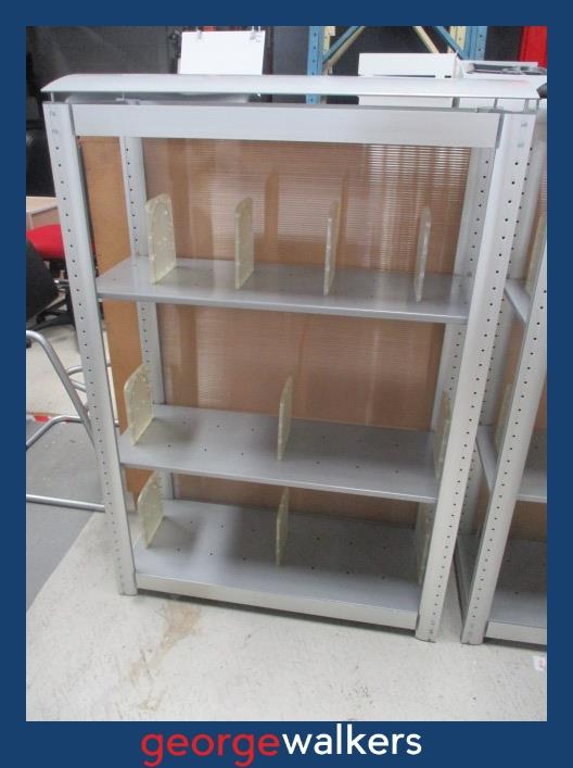 PR6504 Metal Shelving / Room Divider - George Walkers Office Furniture Megastore