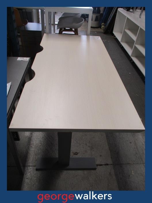 Desk - Commercial - Silver strata - 1.6m - PR6989