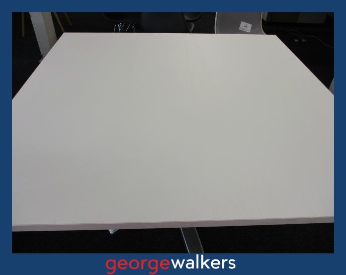PR5750 - White Meeting Table - George Walkers Office Furniture Megastore