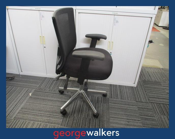 PR6000  Black Buro Office Chair - George Walkers Office Furniture Megastore