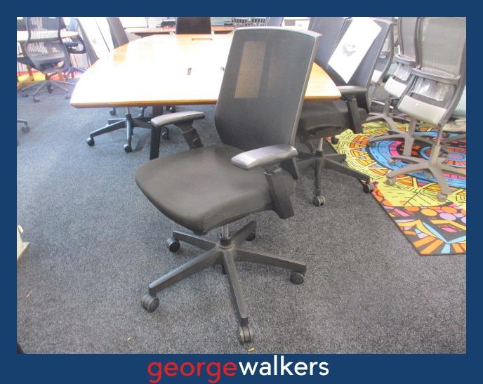 PR6576 Black Eden Office Boardroom Chair - George Walkers Office Furniture Megastore