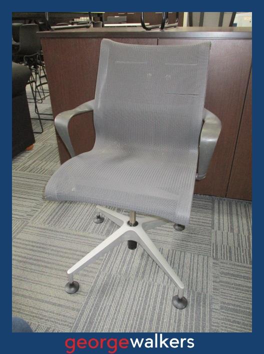 PR6369 Grey Herman Miller Setu Office Chair - George Walkers Office Furniture Megastore