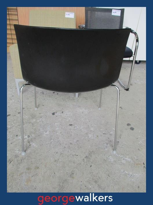 VL77 Black Meeting Chair - George Walkers Office Furniture Megastore