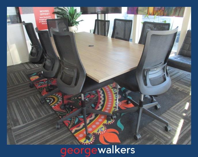 PR6462 Black Okamura Portone Office Chair RRP $1200 - George Walkers Office Furniture Megastore