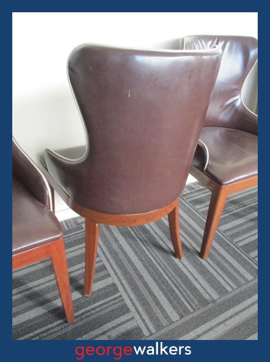 CHAIR – ACCENT – BROWN – MODERN MID CENTURY – PR6823