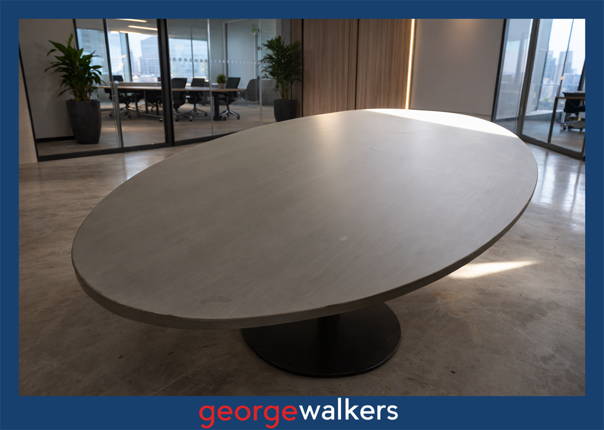 BR1010 - Maple Boardroom Table - George Walkers Office Furniture Megastore