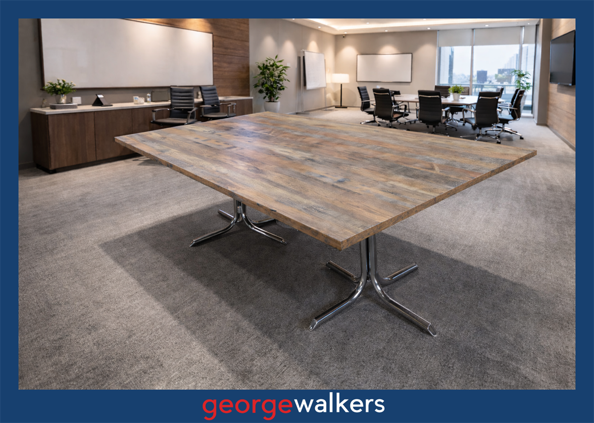 PR6570 Rustic Melteca Executive Boardroom Table