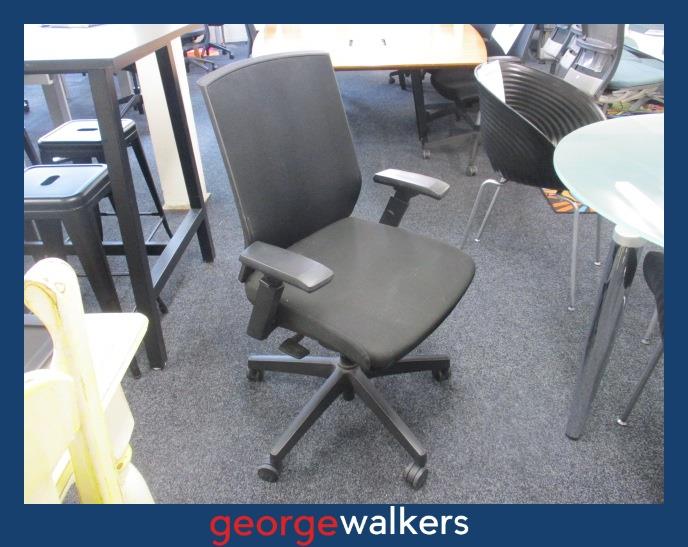 PR6576 Black Eden Office Boardroom Chair - George Walkers Office Furniture Megastore