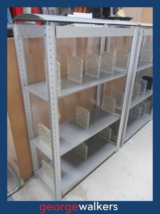 PR6504 Metal Shelving / Room Divider - George Walkers Office Furniture Megastore
