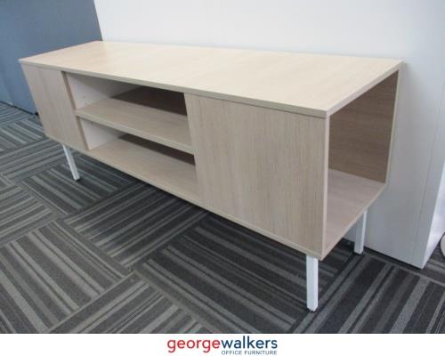 PR5724 - Light Woodgrain Entertainment Storage - George Walkers Office Furniture Megastore