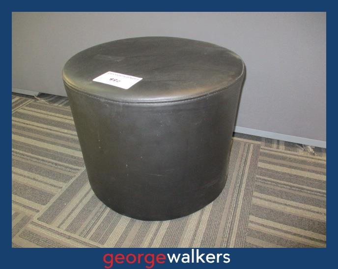 PR5960 Black Ottoman - George Walkers Office Furniture Megastore