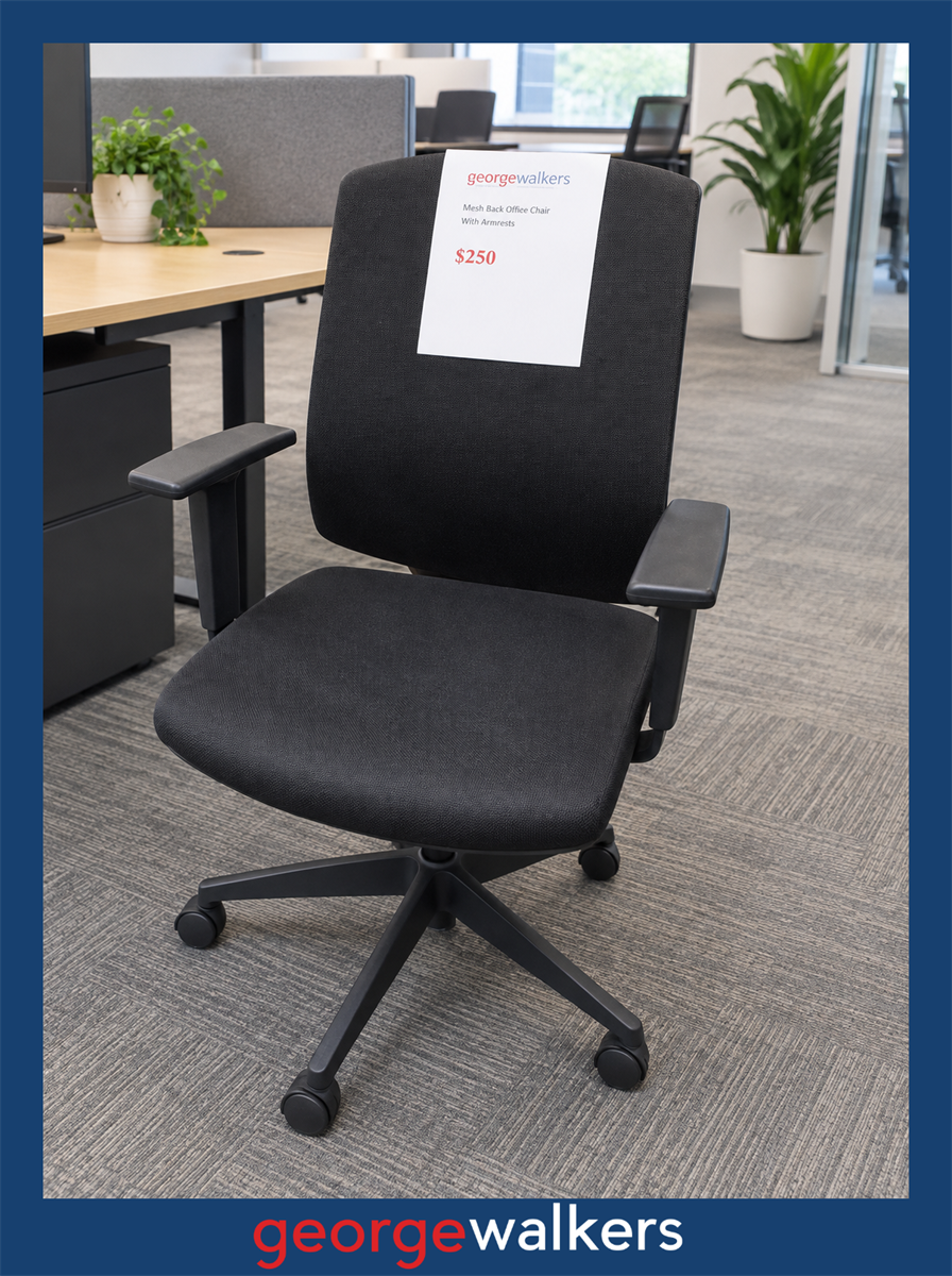 OFFICE CHAIR – BURO BRIO II – MESH BACK – ERGONOMIC – RRP $600+ - PR6937