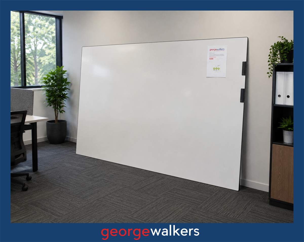 WHITEBOARD 2400 x 1200MM COMMERCIAL MAGNETIC