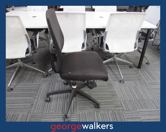 PR6389 Black Diami Office Chair - George Walkers Office Furniture Megastore
