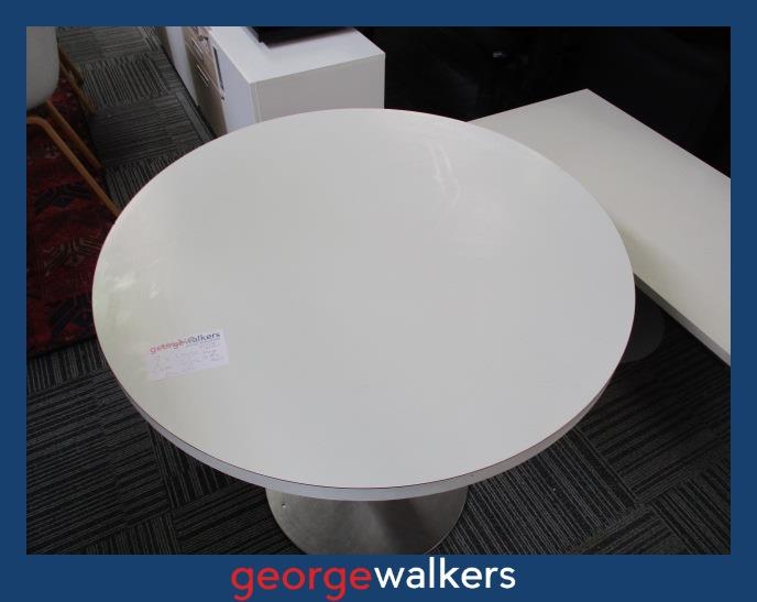 PR6310 White 9x Cafe Tables - George Walkers Office Furniture Megastore