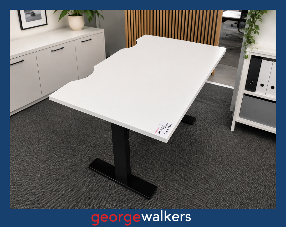 DESK – COMMERCIAL – WHITE – 1200MM – PR6867