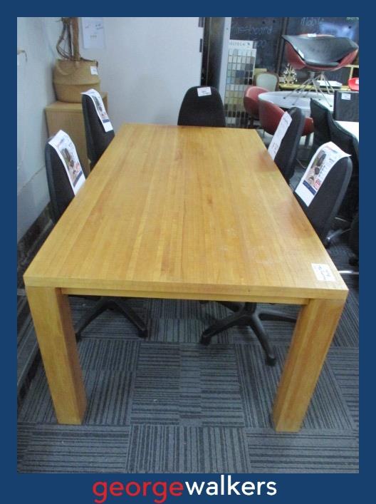 Table - Meeting/dining - Solid timber - 2.1m - PR6991