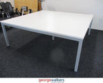 Meeting Table 2-Piece Square Top White 2000mm