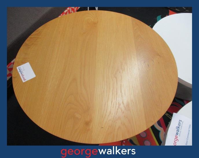 PR6221 Light Timber Round Coffee Table - George Walkers Office Furniture Megastore