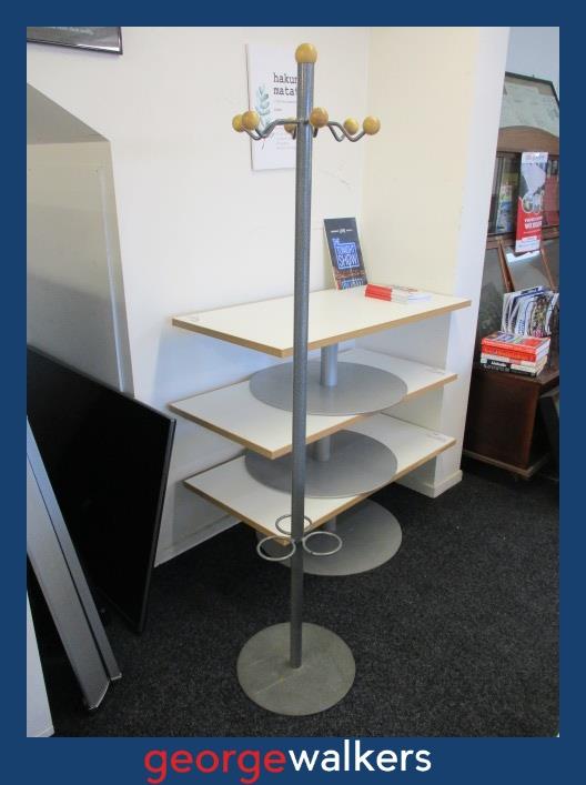 PR6351 Grey Coat Rack / Umbrella Stand - George Walkers Office Furniture Megastore