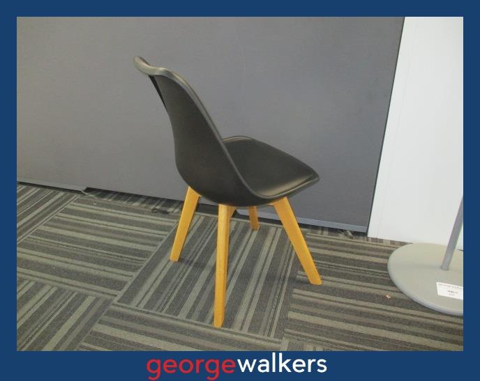 PR6029 Black Freedom Furniture Plastic Chair - George Walkers Office Furniture Megastore