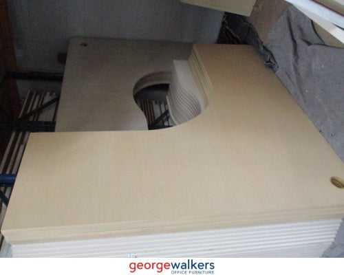 PR1878 - Maple Workstation - George Walkers Office Furniture Megastore