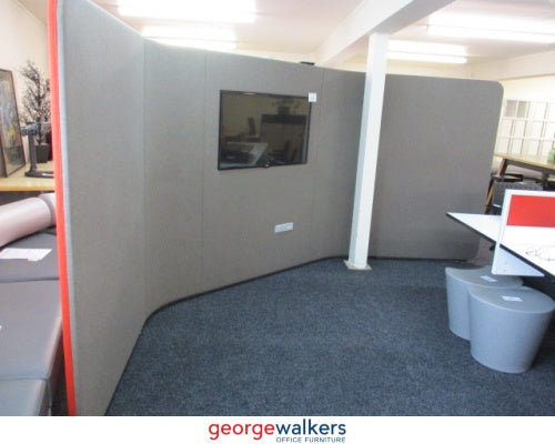 PR4840 - Custom Freestanding Room Partition - George Walkers Office Furniture Megastore