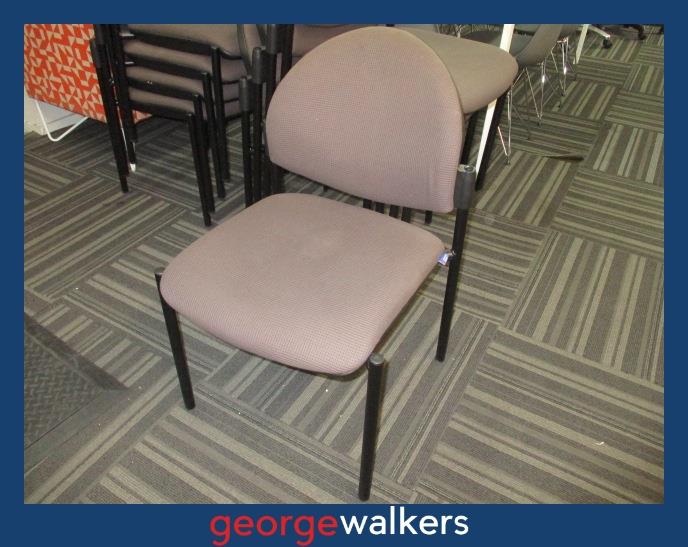 PR6256 Brown Corporate Express Reception Chair - George Walkers Office Furniture Megastore