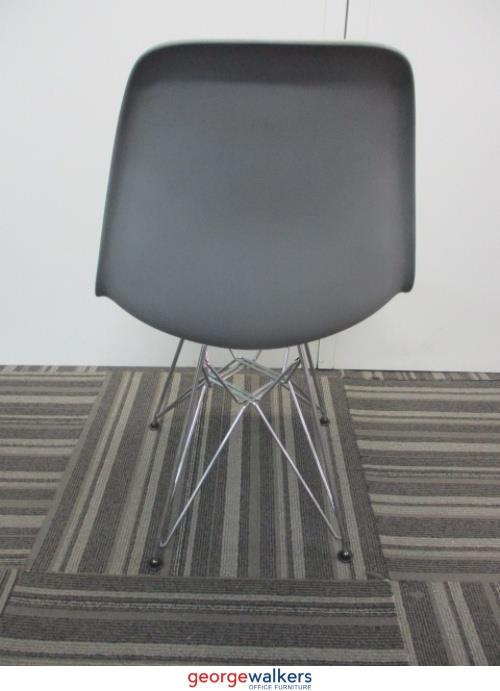 PR5674 - Genuine Grey Herman Miller Eames Side Chair - George Walkers Office Furniture Megastore